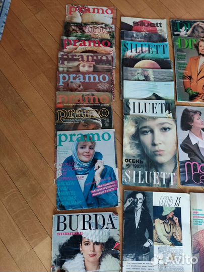 Старые журналы про шитье и моду