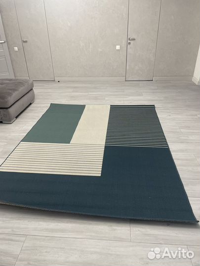 Ковер икеа рошильде зеленый 200*250