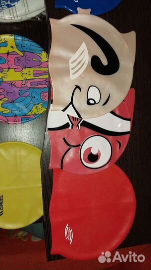 Шапочка для плавания, очки, колобашка