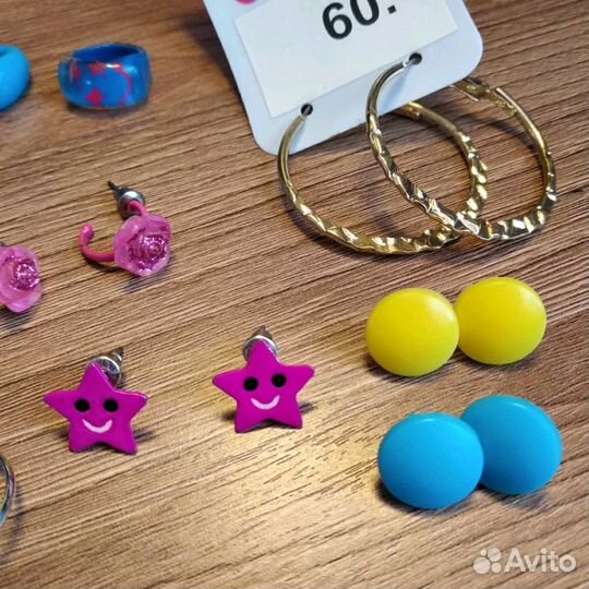 Серёжки всё по 30