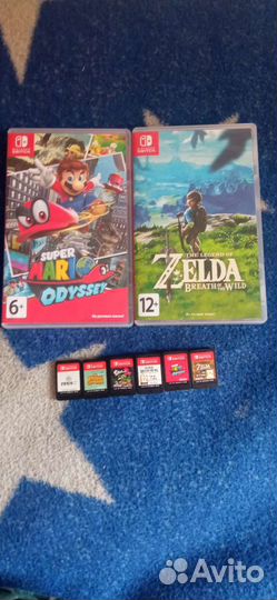 Картриджи nintendo switch