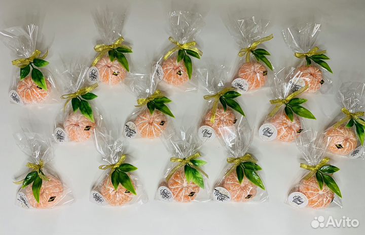 Мыло ручной работы мандарин