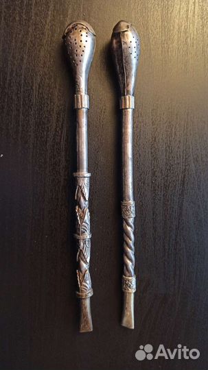 Антикварные бомбильи для мате, Аргентина