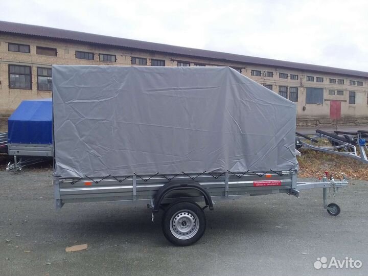 Прицеп мзса 817712.022 (3.1 на 1.5м.) с тентом