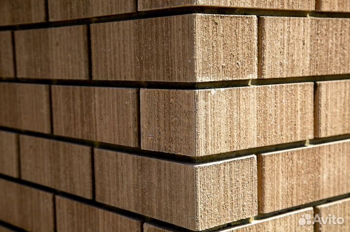 Лицевой кирпич Крем Велюр меланж ГОСТ