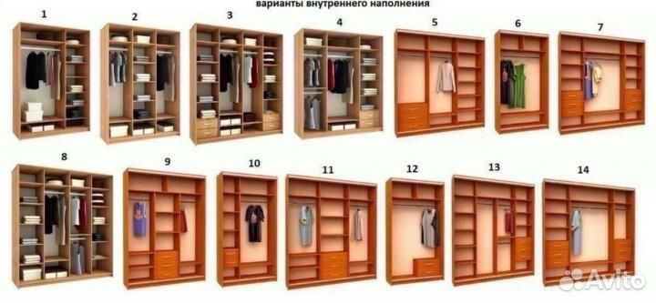 Шкафы купе новые