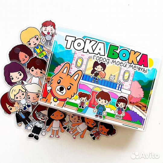 Игры на липучках Альбом Тока Бока