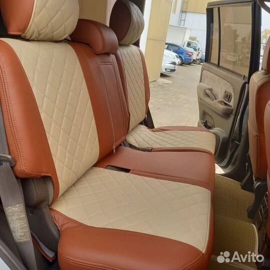 Чехлы Toyota Land Cruiser Prado 95 (ромб)