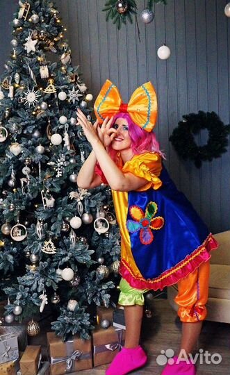 Клоунесса, клоун, Барбоскина, Тартилла, лиса Алиса