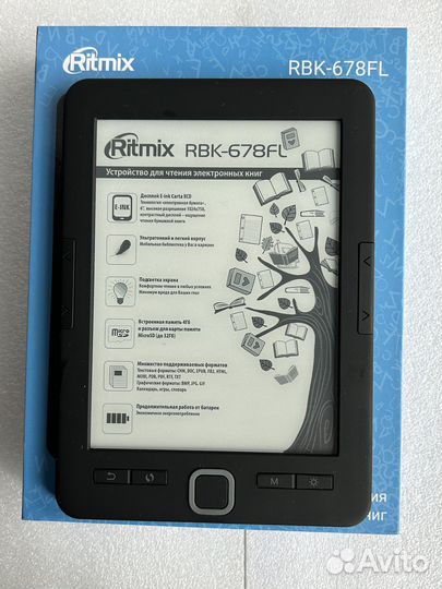 Электронная книга Ritmix RBK-678FL