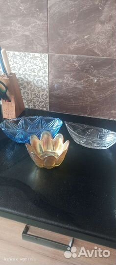 Ваза СССР, хрустальная и стекло СССР