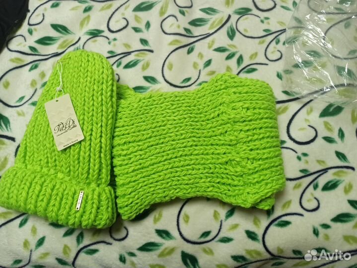 Шапка +снуд