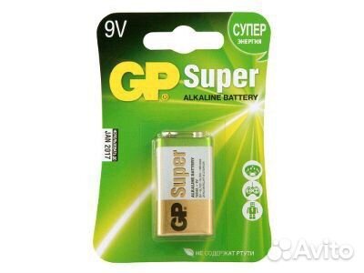 Батарейка GP super (тип крона)