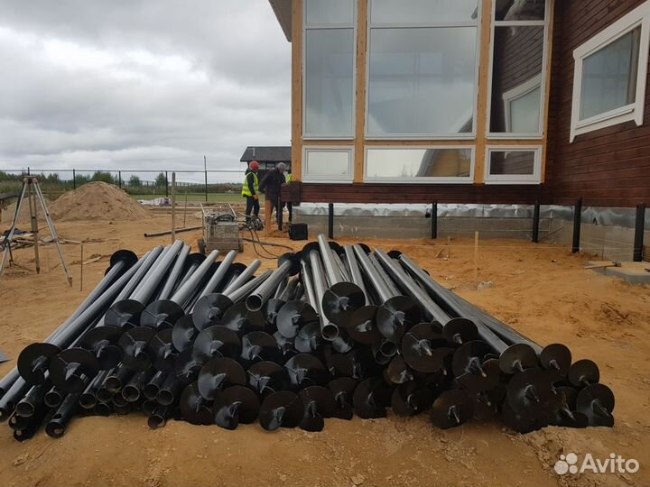 Винтовые сваи под ключ