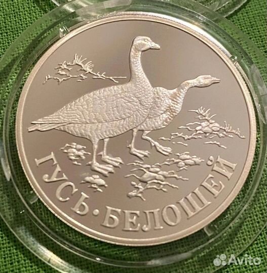 Серебро, красная книга 1998 редкий