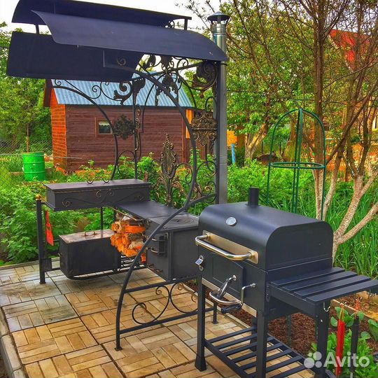 Мангал С крышей