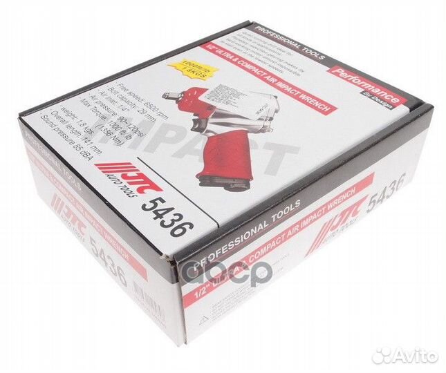 Пневмогайковерт ударный, 1/2 inch 1356 Нм, 6500