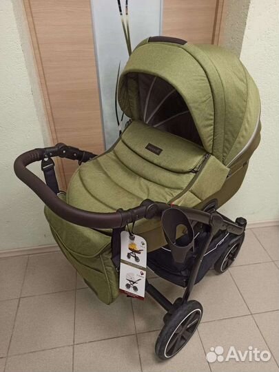 Новая коляска Noordi Fjordi Melange 2 в 1. Экокожа