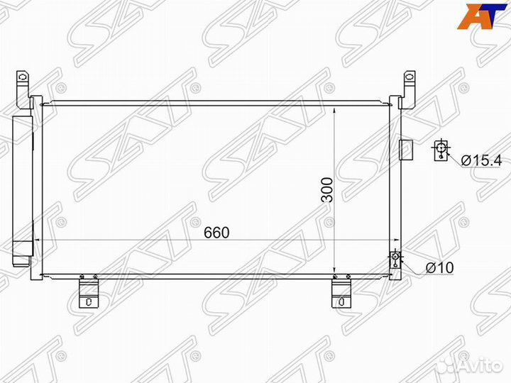 Радиатор кондиционера Subaru Forester SJ 12-18