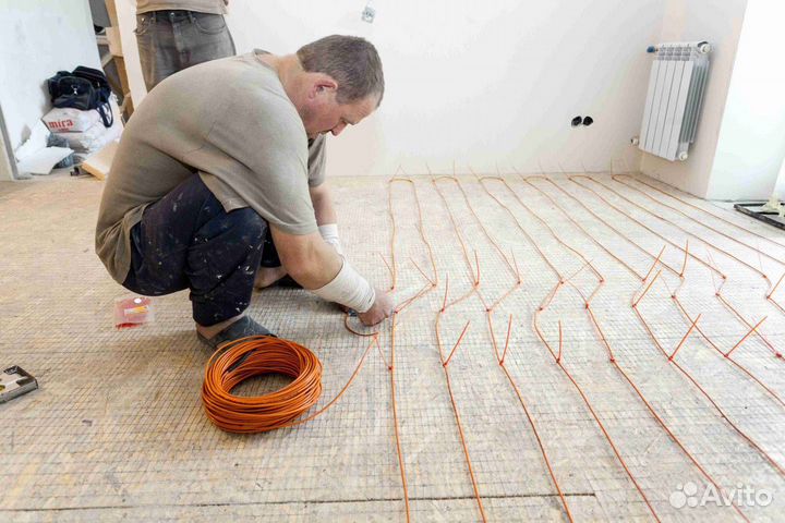 Монтируем теплый пол электрический