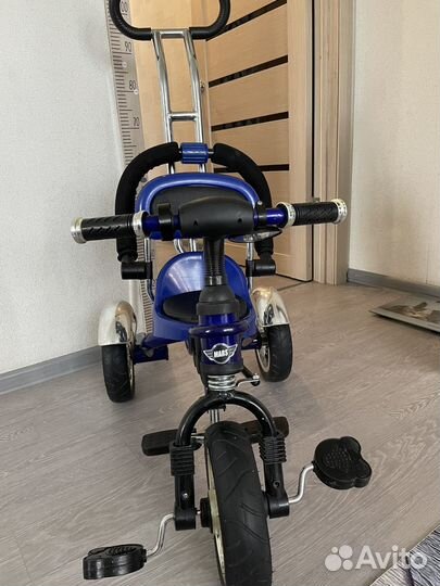 Детский велосипед с родительской ручкой