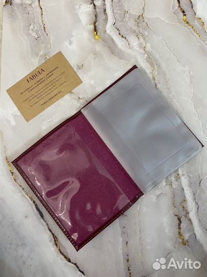 Обложка на автодокументы натуральная кожа