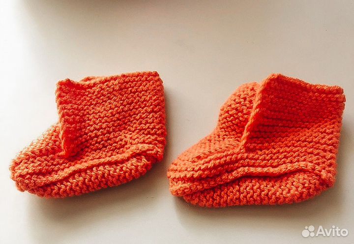 Носки шерстяные вязаные