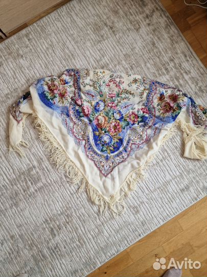 Платок шаль Павлопосадский