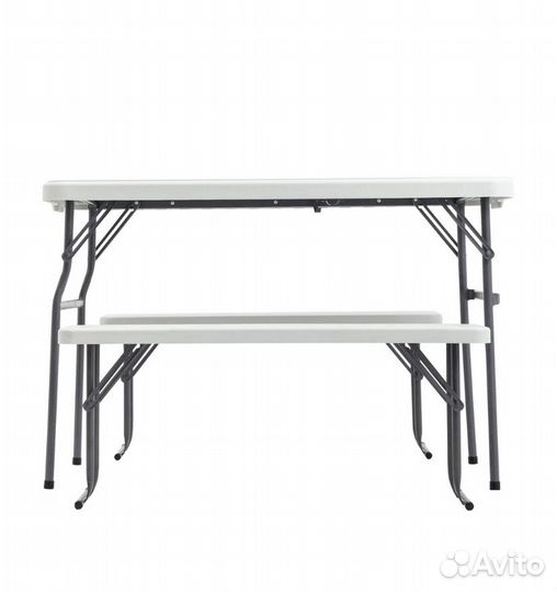 Комплект стол и двух скамеек Кейт, раскладной