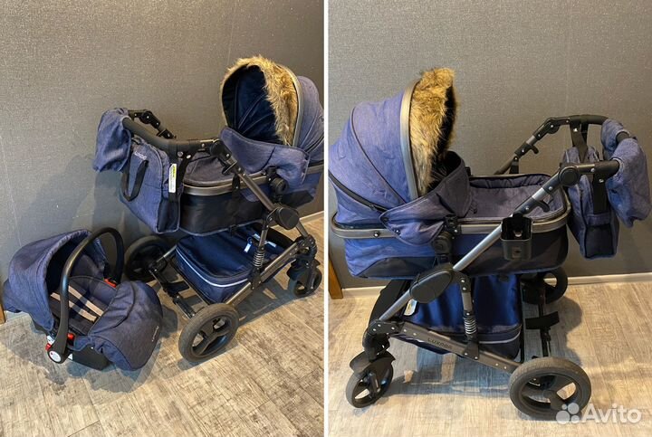 Коляска универсальная 3 в 1 Luxmom 555