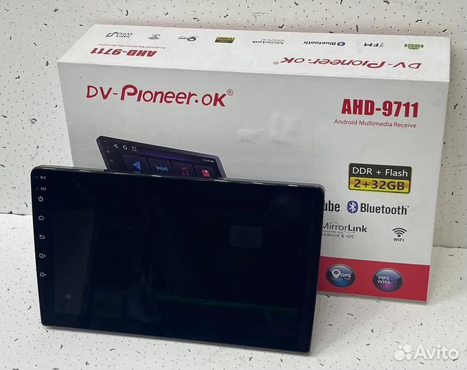 Автомагнитола DV-Pioneer.ok AHD-9711 2 DIN