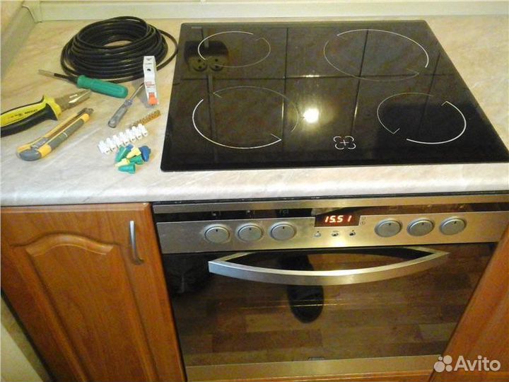 Ремонт электроплит, варочных панелей, духовок