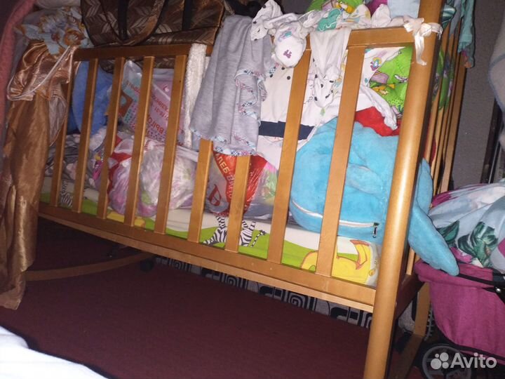 Детская кровать для новорожденных бу