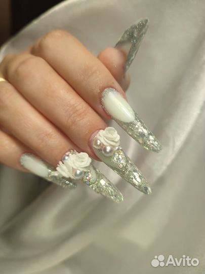 Наращивание ногтей,арочные ногти, обучение