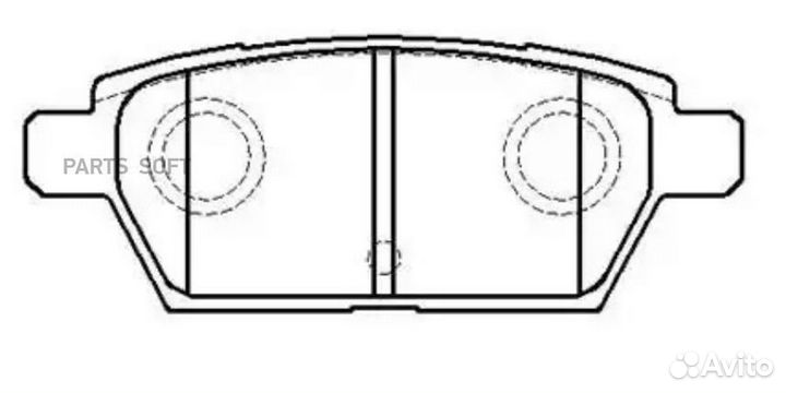 HSB HP9191 Колодки торм. зад