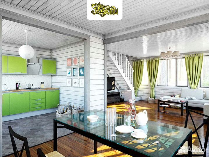 Каркасный дом под ключ Канадец 2