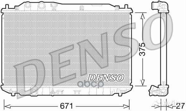 Радиатор системы охлаждения honda: civic viii