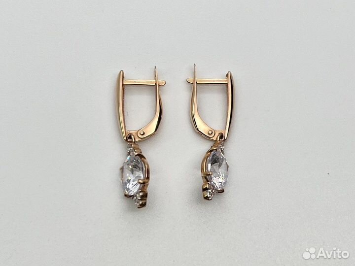 Золотые серьги 585 пробы