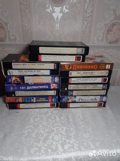 Видеокассеты с вечными мультиками disney и фильмы