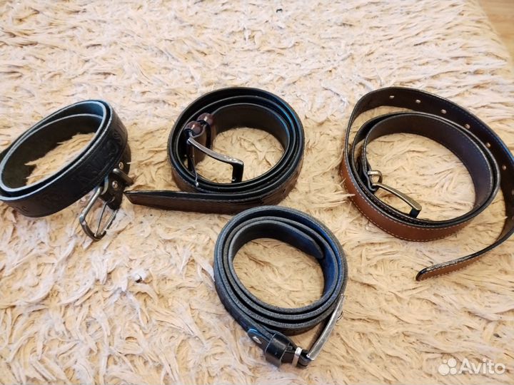 Пакетом- 5 мужских ремня новые и б/у