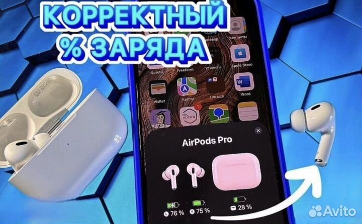 AirPods Pro 2 1:1 (Чехол + Гарантия)