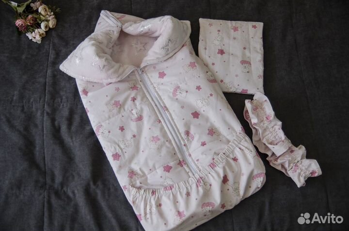 Конверт на выписку трансформер, + подушечка