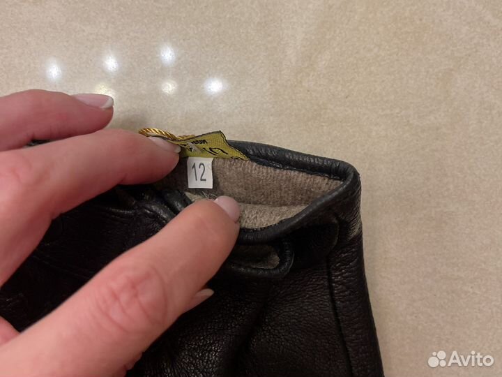 Мужские кожаные перчатки