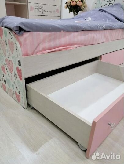 Кровать подростковая Малибу