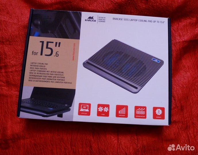 Охлаждающая подставка для ноутбука 15,6'' rivacase