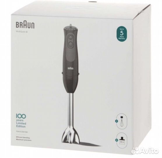 Погружной блендер Braun MQ3135BK (0X22111382)