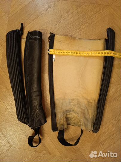 Краги кожаные детские для конного спорта