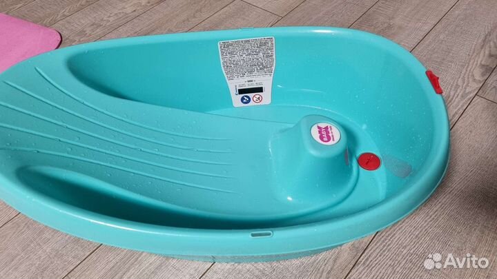 Ванночка для купания с горкой OK baby onda baby