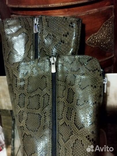 Сапоги натуральная кожа 37