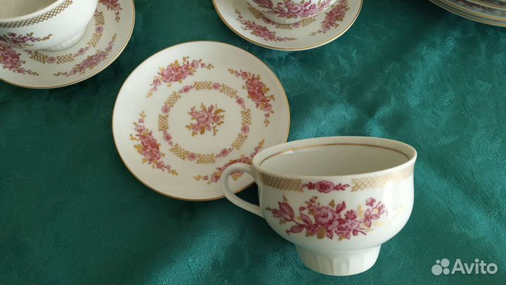 Чайный сервиз гдр,6 персон